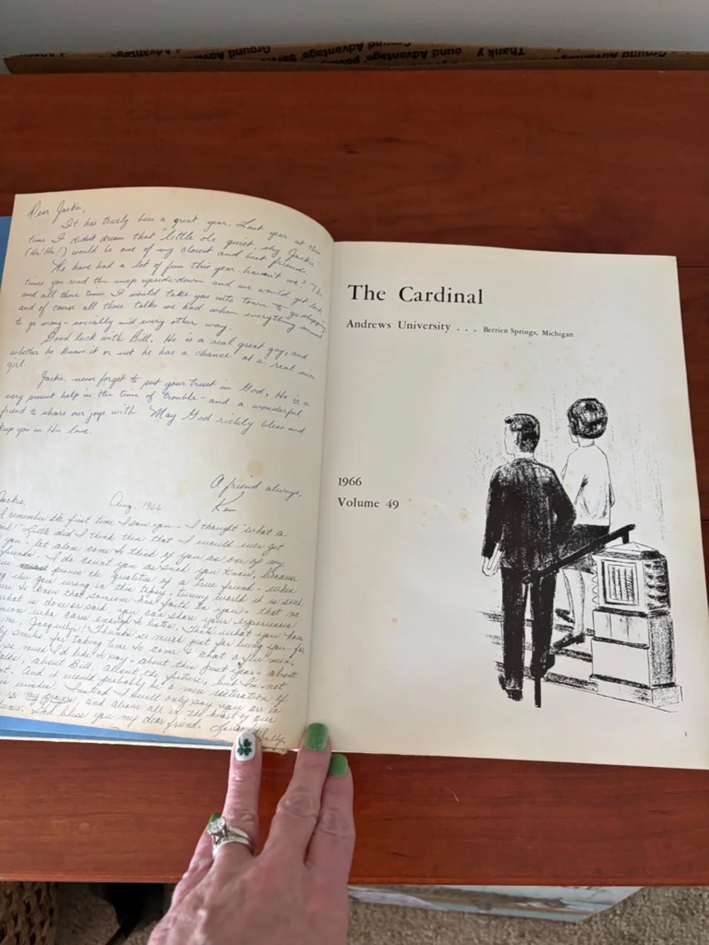 1966 Andrews University Cardinal Yearbook Berrien Springs MI College Annual - Picture 8 of 14